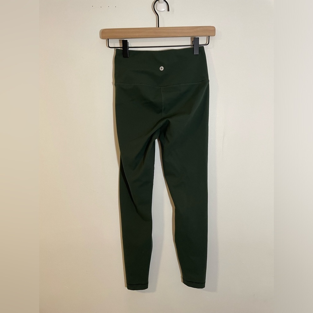 90 Degree Lana Cross Over Ankle Tight Green Leggings Size XS Yoga Staple Stretch - Picture 5 of 7